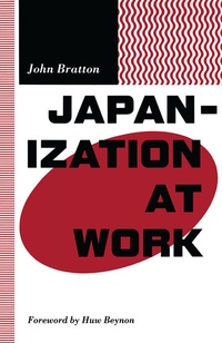 Enlarge image Cover: Japanization at Work - Palgrave Macmillan