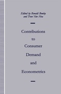 Cover: Contributions to Consumer Demand and Econometrics - Palgrave Macmillan