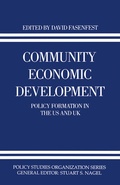 Cover: Community Economic Development - Palgrave Macmillan