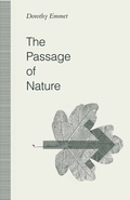 Cover: The Passage of Nature - Palgrave Macmillan