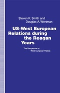 Cover: US-West European Relations During the Reagan Years - Palgrave Macmillan