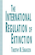 Cover: The International Regulation of Extinction - Palgrave Macmillan