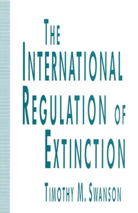 Enlarge image Cover: The International Regulation of Extinction - Palgrave Macmillan