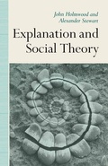 Cover: Explanation and Social Theory - Palgrave Macmillan