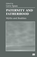 Cover: Paternity and Fatherhood - Palgrave Macmillan