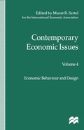 Cover: Contemporary Economic Issues - Palgrave Macmillan