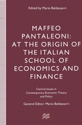 Cover: Maffeo Pantaleoni - Palgrave Macmillan