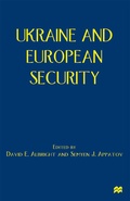 Cover: Ukraine and European Security - Palgrave Macmillan