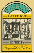 Cover: Louis XIV and Europe - Palgrave Macmillan