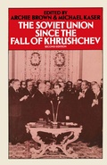 Cover: Soviet Union Since the Fall of Khrushchev - Palgrave Macmillan