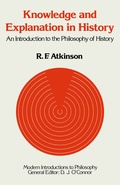 Cover: Knowledge and Explanation in History - Palgrave Macmillan