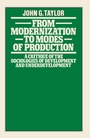 Cover: From Modernization to Modes of Production - Palgrave Macmillan