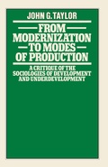 Cover: From Modernization to Modes of Production - Palgrave Macmillan