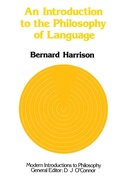 Cover: An Introduction to the Philosophy of Language - Palgrave Macmillan