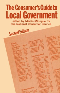 Enlarge image Cover: Consumer's Guide to Local Government - Palgrave Macmillan