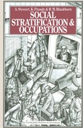 Cover: Social Stratification and Occupations - Palgrave Macmillan