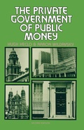 Cover: The Private Government of Public Money - Palgrave Macmillan