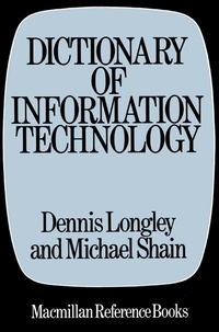Enlarge image Cover: Dictionary of Information Technology - Palgrave Macmillan