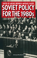 Cover: Soviet Policy for the 1980s - Palgrave Macmillan