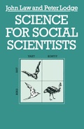 Cover: Science for Social Scientists - Palgrave Macmillan