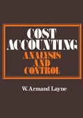 Cover: Cost Accounting - Palgrave Macmillan