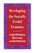 Cover: Developing the Socially Useful Economy - Palgrave Macmillan
