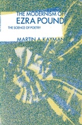 Cover: Modernism Of Ezra Pound - Palgrave Macmillan