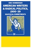 Cover: American Writers And Radical Politics 1900-39 - Palgrave Macmillan