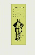 Cover: Trollope - Palgrave Macmillan