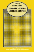 Cover: Feminist Studies/Critical Studies - Palgrave Macmillan