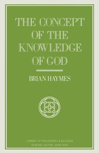 Enlarge image Cover: Concept Of The Knowledge Of God - Palgrave Macmillan