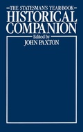Cover: The Statesman's Year-Book Historical Companion - Palgrave Macmillan
