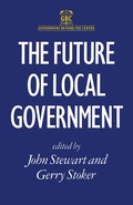 Cover: The Future of Local Government - Palgrave Macmillan