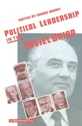 Cover: Political Leadership in the Soviet Union - Palgrave Macmillan