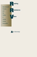 Cover: Reading As Resistance And Value - Palgrave Macmillan