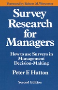 Cover: Survey Research for Managers - Palgrave Macmillan