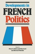 Cover: Developments in French Politics - Palgrave Macmillan