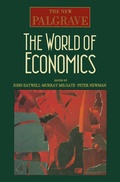 Cover: The World of Economics - Palgrave Macmillan