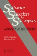 Cover: Software Selection for Surveyors - Palgrave Macmillan