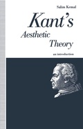 Cover: Kant's Aesthetic Theory - Palgrave Macmillan
