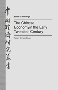 Cover: The Chinese Economy in the Early Twentieth Century - Palgrave Macmillan