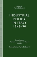Cover: Industrial Policy in Italy, 1945-90 - Palgrave Macmillan