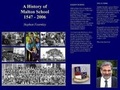 Cover: A History of Malton School 1547-2006 - Malton School