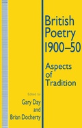 Cover: British Poetry, 1900-50 - Palgrave Macmillan