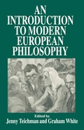 Cover: An Introduction to Modern European Philosophy - Palgrave Macmillan