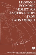 Cover: Lessons in Economic Policy for Eastern Europe from Latin America - Palgrave Macmillan