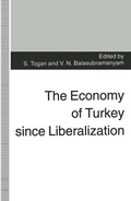 Cover: The Economy of Turkey since Liberalization - Palgrave Macmillan
