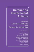 Cover: Comparing Government Activity - Palgrave Macmillan