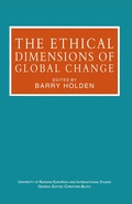 Cover: The Ethical Dimensions of Global Change - Palgrave Macmillan