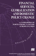 Cover: Financial Services, Globalization and Domestic Policy Change - Palgrave Macmillan